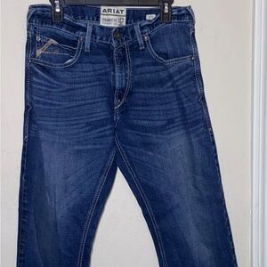 Ariat Men's Dark Blue Straight Jeans